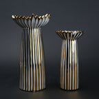 Scallop Gold Candle Holder