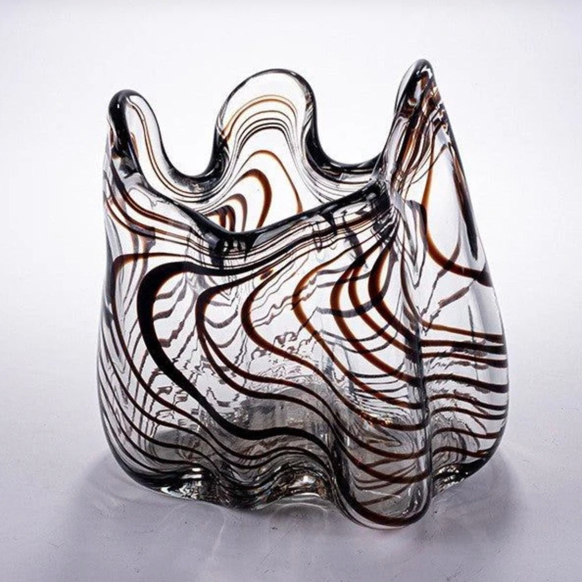 Ethereal Flow Handblown Glass Masterpiece