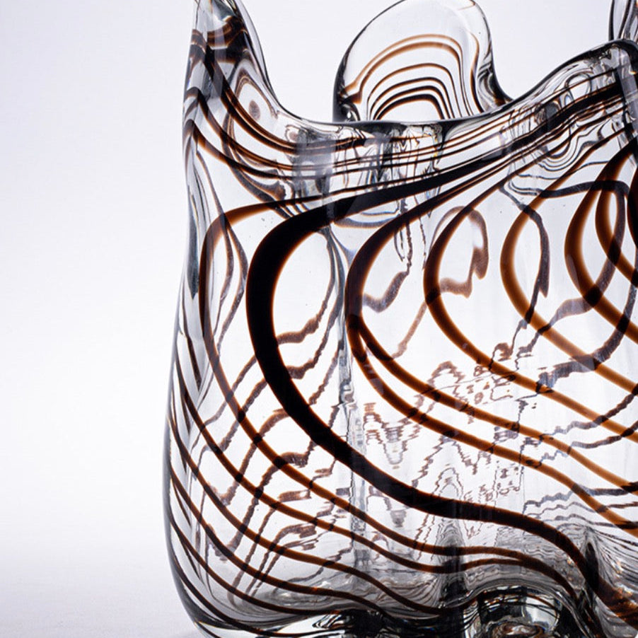 Ethereal Flow Handblown Glass Masterpiece