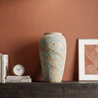 Speckled Aqua Ceramic Vase