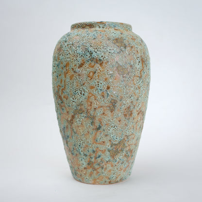 aqua green ceramic flower vase for living room