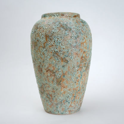 aqua green ceramic flower vase for living room