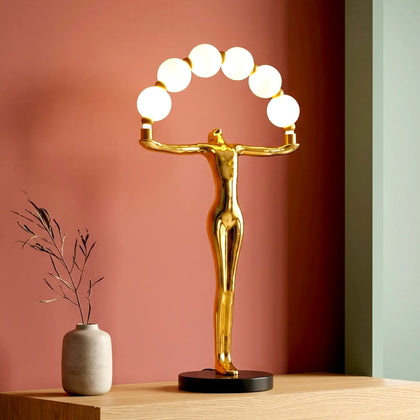 Sphere of Heaven Lamp - Gold Electroplated