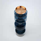 stacked glass candle holders set in multiple sizes modern decor