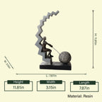 Steps Bronze Strive Showpiece