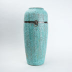 Turquoise Patina Ceramic Vase