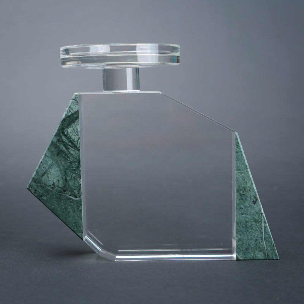 crystal marble candle holder modern decor single