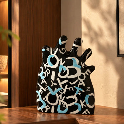 Alphabet Exotic Decor - Black