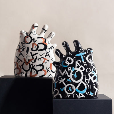 Alphabet Exotic Decor - Black