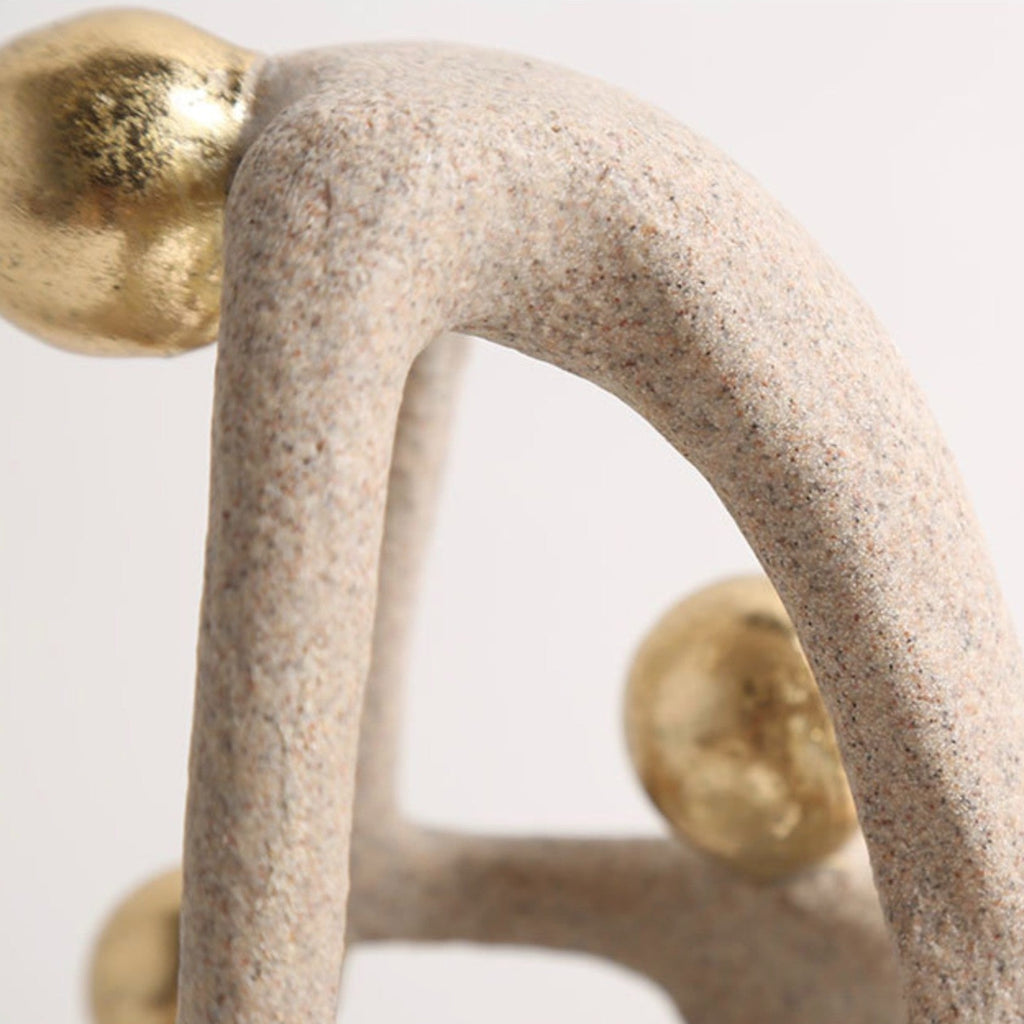 Golden Orb Accent macro, speckled texture