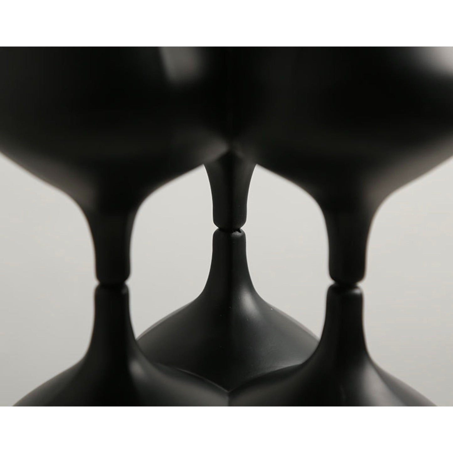 Black Handcrafted Metal Resin Columns