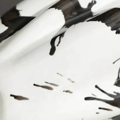 Impressionist Splash: Hand-Painted Vase Medium