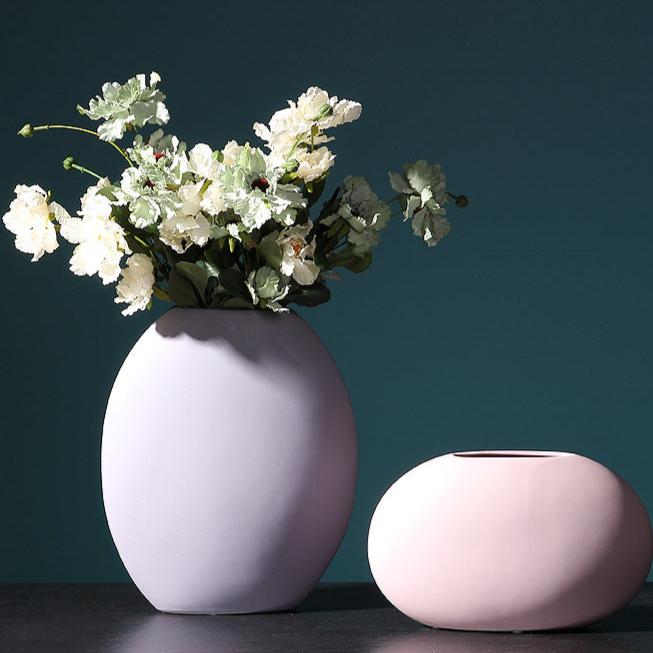 Luminous Stone Vases