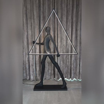 Geometric Walker Light Sculpture