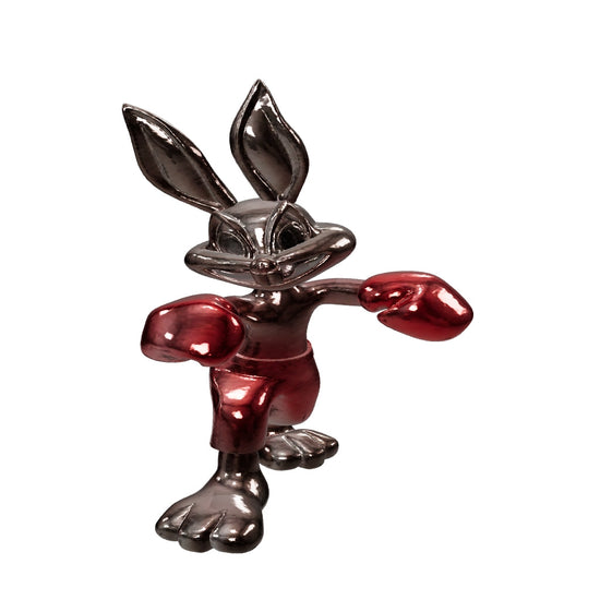 Bunny Boxer Crimson Figurine