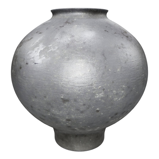 Charcoal Patina Ceramic Vase