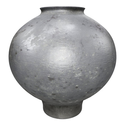 Charcoal Patina Ceramic Vase