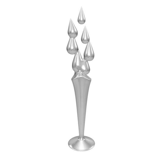 Chrome Drop Tower Accent
