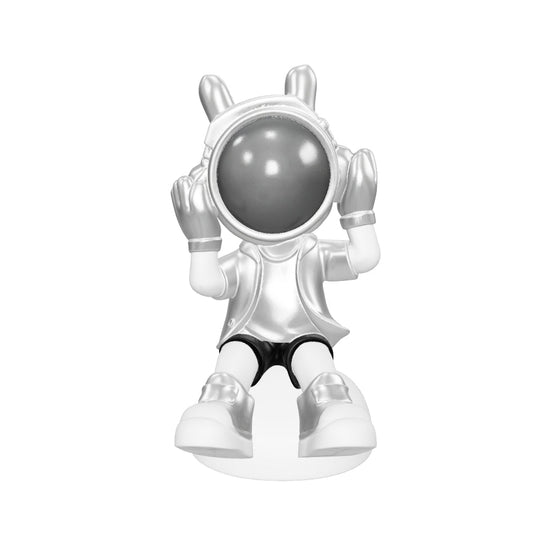 Cosmic Listener Figurine- Silver