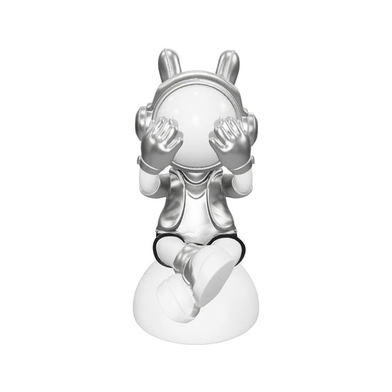 Cosmic Peek Figurine- Silver