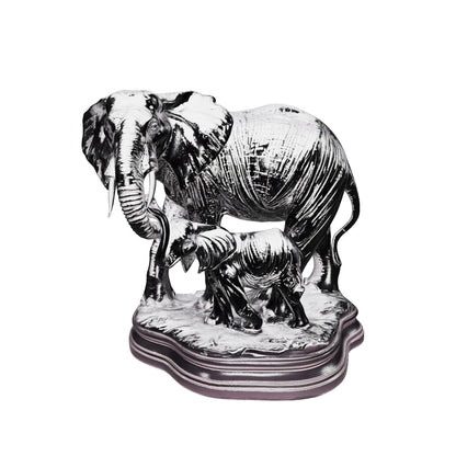 Elephant Family Bond Decor