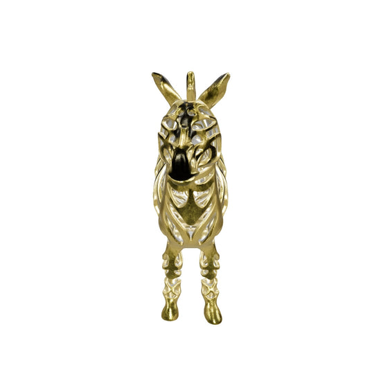 Gold Filigree Zebra Figurine