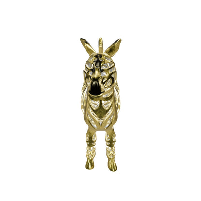 Gold Filigree Zebra Figurine