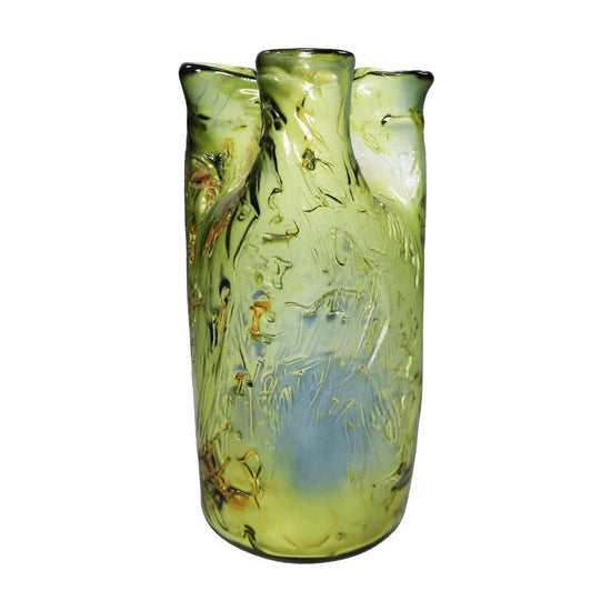Crackle Glass Vase