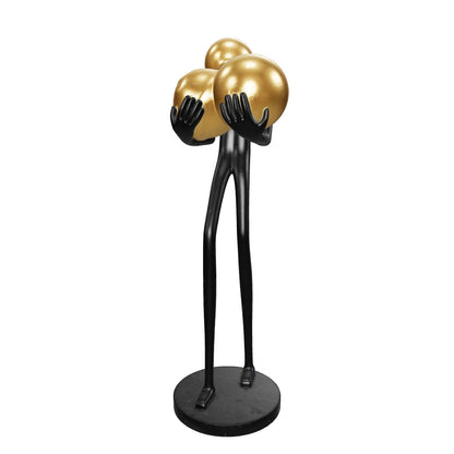 Golden Sphere Balance Figurine