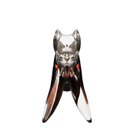 Playful Glass Cat Figurine