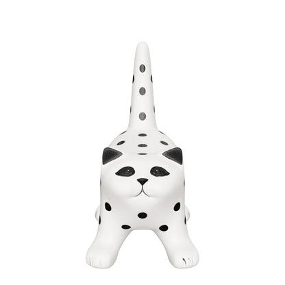 Polka Stretch Cat Figurine