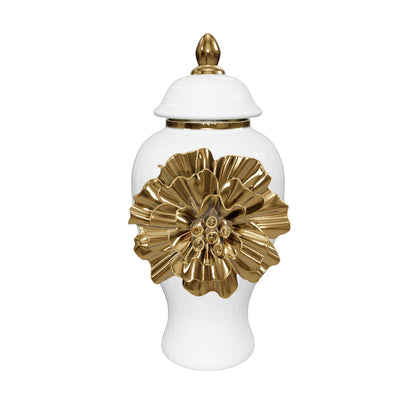 Gilded Bloom Jar