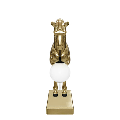 Golden Horse Globe Lamp