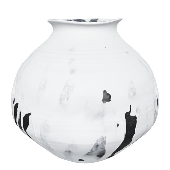 Ivory Ash Ceramic Vase