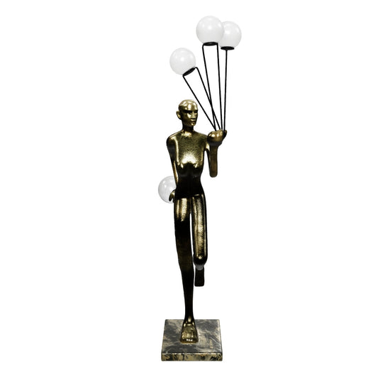 Juggler Sculptural Floor Lamp - Gold