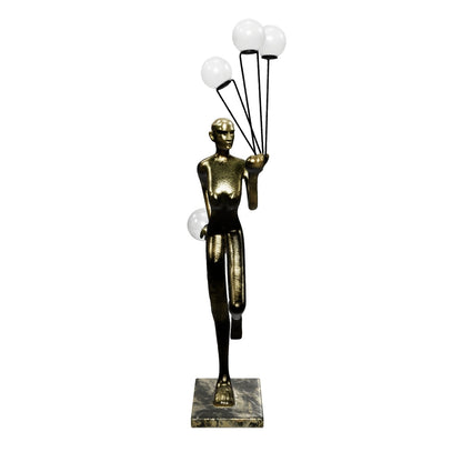 Juggler Sculptural Floor Lamp - Gold