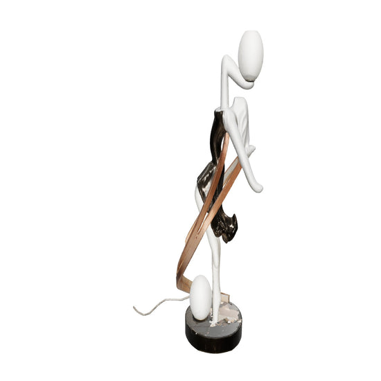 Liberty Sculpture Floor Lamp - Electroplated