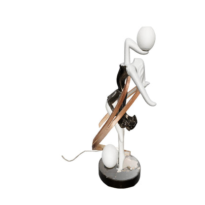 Liberty Sculpture Floor Lamp - Electroplated