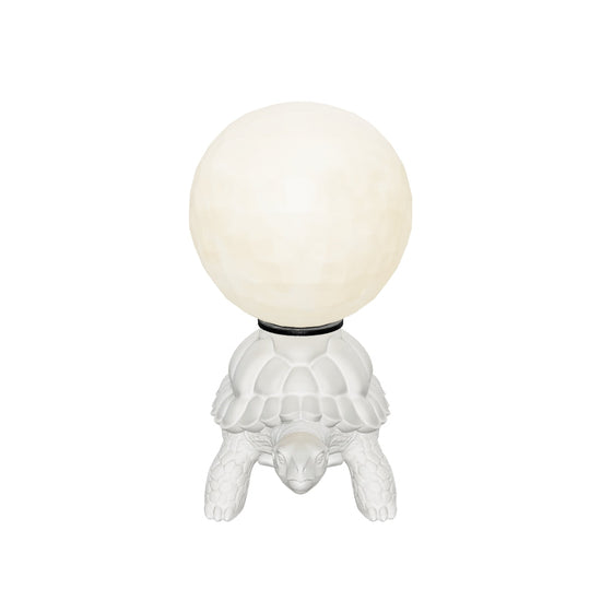 Moon Tortoise Lamp - White