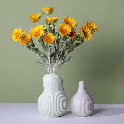 Celeste Ripple Vases Round