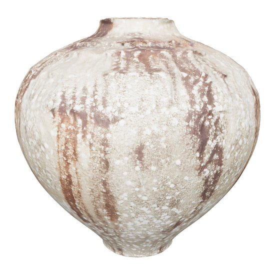 Rust Patina Ceramic Vase