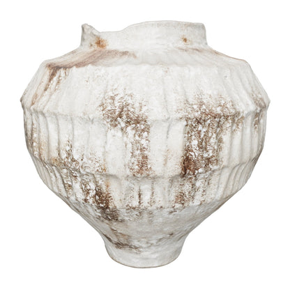 Rust Patina Ceramic Vase