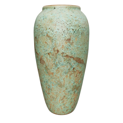 Speckled Aqua Ceramic Vase