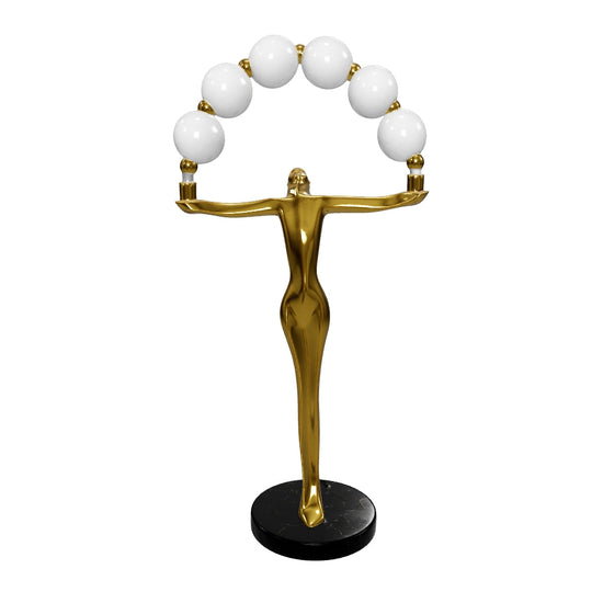 Sphere of Heaven Lamp - Gold Electroplated