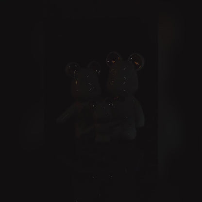 Harmony Bear Family Ceramic Decor - Set of 3