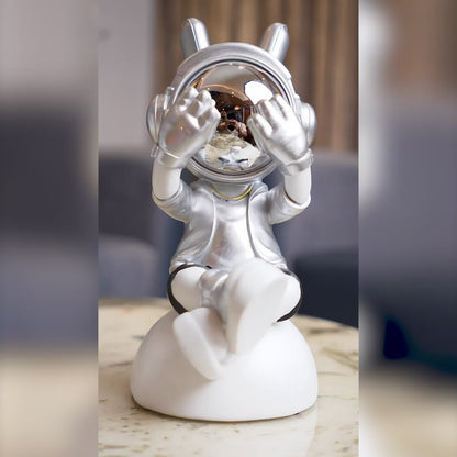 Cosmic Peek Figurine- Silver