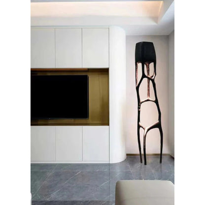 Sculpted Elegance Floor Lamp – Tree Design