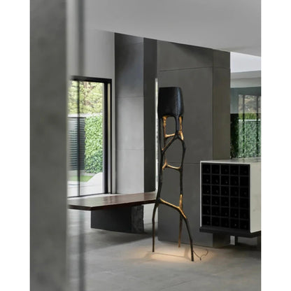 Sculpted Elegance Floor Lamp – Tree Design