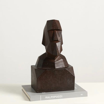 Obsidian Moai Bust